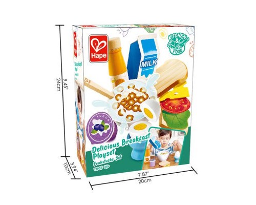 Ігровий набір Hape продукти Сніданок (E3172)