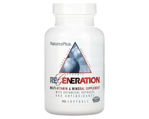 Вітамінно-мінеральний комплекс Natures Plus Мультивітаміни та Мінерали, Regeneration, Multi-Vitamin & Mineral Supplement, (NAP-03285)
