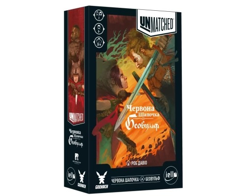 Настільна гра Geekach Games Unmatched: Червона Шапочка проти Беовульфа (GKCH054RB)