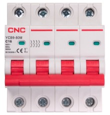 Автоматичний вимикач CNC YCB9-80M 4P C16 6ka (NV821594)