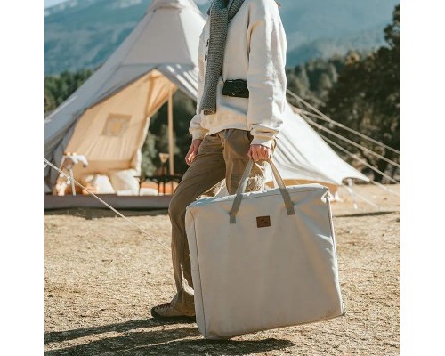 Туристичний стіл Naturehike CNH22JU031 із полицями бежевий (6975641888895) Туристичний стіл Naturehike CNH22JU031 із полицями бежевий (6975641888895)