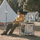 Туристичний стіл Naturehike CNH22JU031 із полицями бежевий (6975641888895)