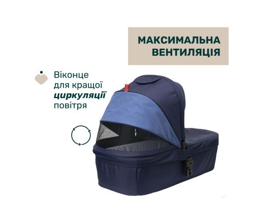 Коляска Chicco 2 в 1 Seety синя (2900990870639) (87097.79.01)