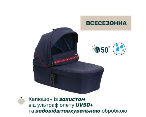 Коляска Chicco 2 в 1 Seety синя (2900990870639) (87097.79.01)