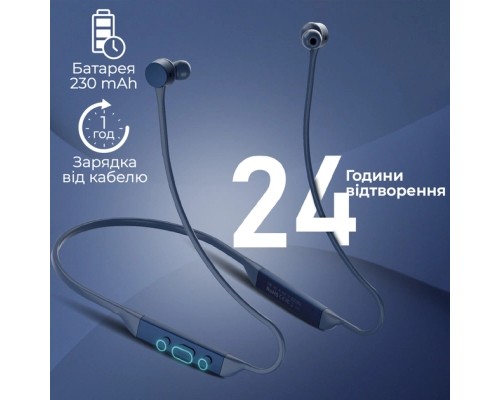 Навушники Promate Civil Blue (civil.blue)