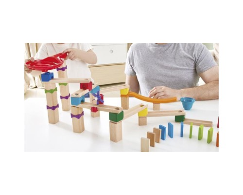 Конструктор Hape лабіринт Marble Run Гоночна траса 81 елементів (E1101)