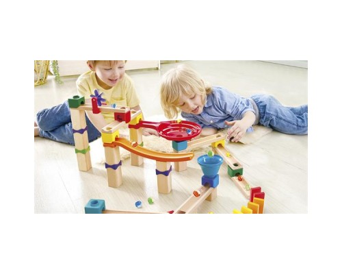 Конструктор Hape лабіринт Marble Run Гоночна траса 81 елементів (E1101)