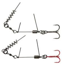 Оснащення Savage Gear SS Corkscrew Stinger 3G 1X 2/0 35kg Red + BN (2 шт/уп) (1854.18.77)
