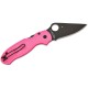 Ніж Spyderco Para 3 DLC BD1N Pink FRN (C223PPNBK)
