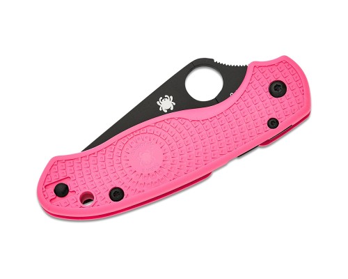 Ніж Spyderco Para 3 DLC BD1N Pink FRN (C223PPNBK)
