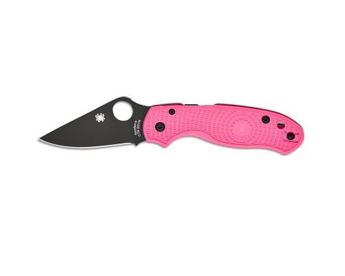 Ніж Spyderco Para 3 DLC BD1N Pink FRN (C223PPNBK)