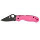 Ніж Spyderco Para 3 DLC BD1N Pink FRN (C223PPNBK)