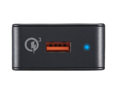 Зарядний пристрій Hama USB-A QC 19W black (00201641)