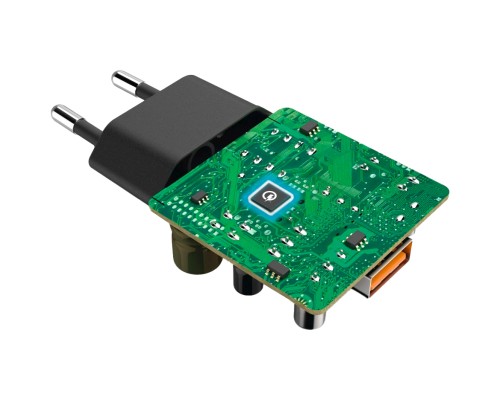 Зарядний пристрій Hama USB-A QC 19W black (00201641)