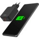 Зарядний пристрій Hama USB-A QC 19W black (00201641)