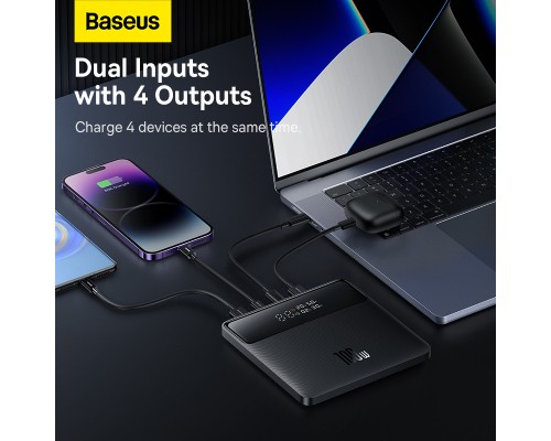 Батарея універсальна Baseus Blade HD 20000mAh PD/100W, Black (PPBL000101 / PPBLD100HD) 