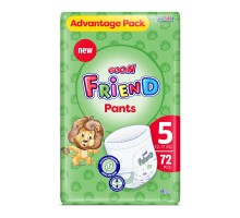 Підгузки GOO.N Friend Трусики 12-17 кг Розмір 5 72 шт (F1010117-005)