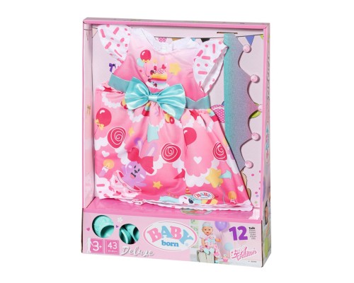 Аксесуар до ляльки Zapf Набір одягу для ляльки Baby Born День народження делюкс (834152)