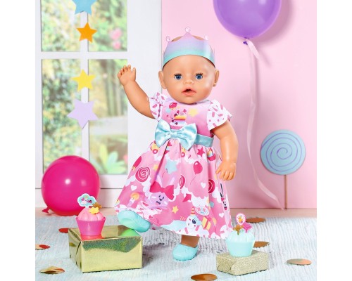 Аксесуар до ляльки Zapf Набір одягу для ляльки Baby Born День народження делюкс (834152)