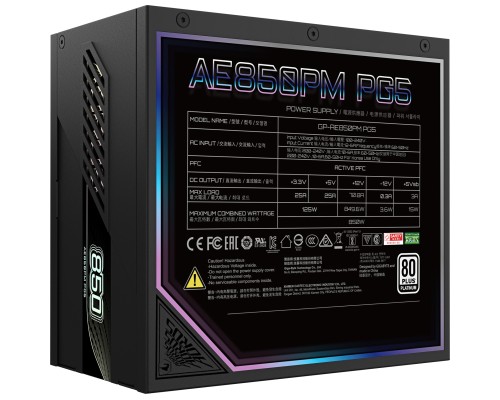 Блок живлення GIGABYTE 850W (GP-AE850PM PG5)