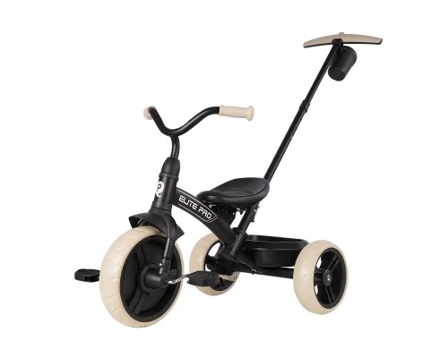 Дитячий велосипед QPlay Elite Pro триколісний Black (T10-BEliteProBlack)