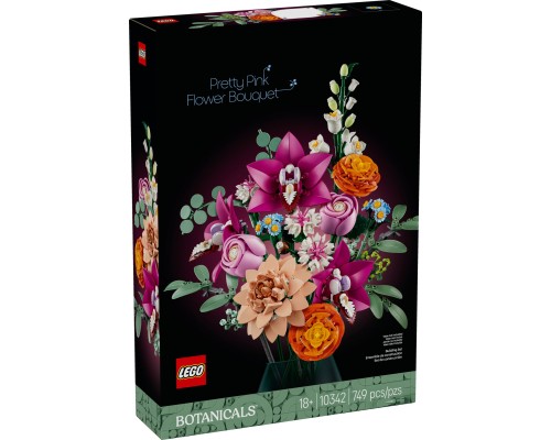 Конструктор LEGO Botanicals Милий рожевий букет квітів (10342)