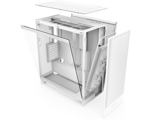 Корпус NZXT H7 Flow RGB All White (CM-H72FW-R1)