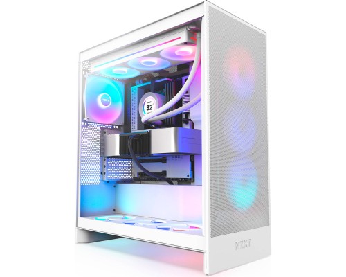 Корпус NZXT H7 Flow RGB All White (CM-H72FW-R1)