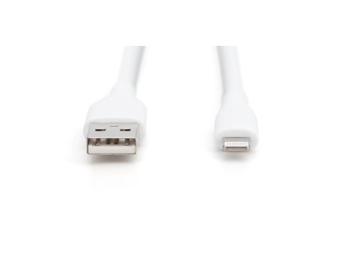 Дата кабель USB 2.0 AM to Lightning 2.0m 12W white Digitus (AK-600108-020-W)
