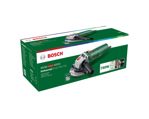Шліфувальна машина Bosch UniversalGrind 750-125 125мм 750W, 12000об/хв, 1.9кг (0.603.3E2.001)