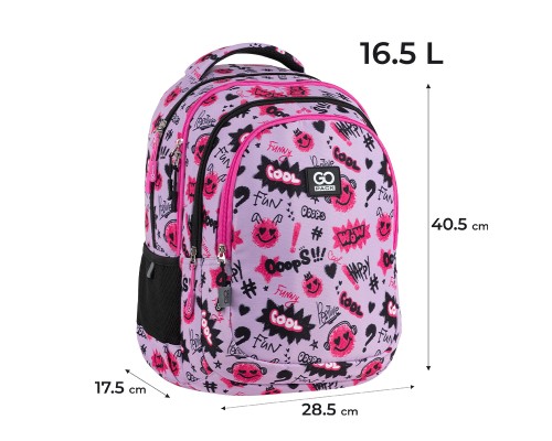 Рюкзак шкільний GoPack Teens 162M-2 (GO25-162M-2)