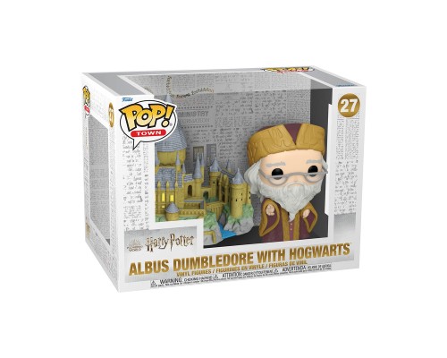 Фігурка Funko Pop серії Гаррі Поттер - Town - Дамблдор з Гоґвортсом (57369)