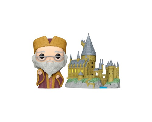 Фігурка Funko Pop серії Гаррі Поттер - Town - Дамблдор з Гоґвортсом (57369)