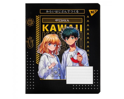 Зошит Yes предметний ФІЗИКА Anime 48 аркушів, клітинка (767459)