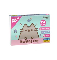 Пластилін Yes Pusheen 24 кольори 480 г (540685)