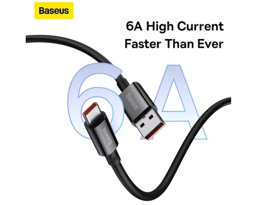 Дата кабель USB 2.0 AM to USB-C 2.0m Superior Fast Charging 100W cluster black Baseus (P10320102114-02)