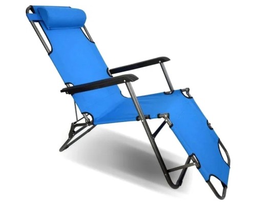 Крісло складане Voltronic 1780х600х800мм, Blue (YT36096)