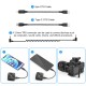 Мікрофон Puluz PULUZ 2 TX + 1 RX Wireless black (PU3154B)