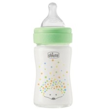 Пляшечка для годування Chicco Perfect Easy силіконова, від 0+ міс. повільний потік 150 мл, (20251.30)