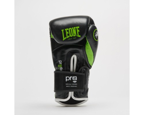 Боксерські рукавички Leone GN115 Professional 2 Black 12 унцій (GN115_Black_12oz)
