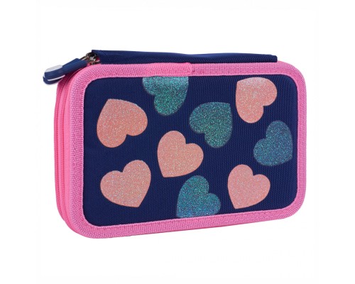 Пенал Yes Bright Hearts HP-01 твердий подвійний (533640)