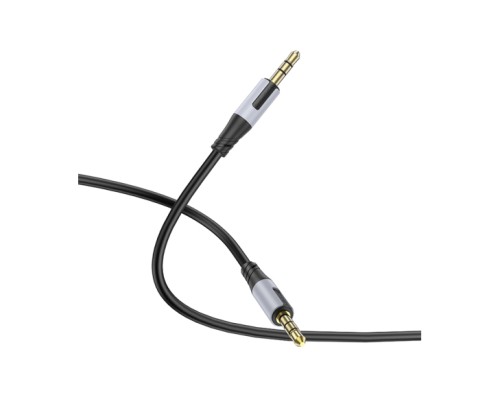 Кабель мультимедійний 3.5mm M to 3.5mm M 1.0m black BOROFONE (BL19/JB)