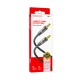 Кабель мультимедійний 3.5mm M to 3.5mm M 1.0m black BOROFONE (BL19/JB)