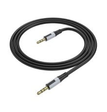 Кабель мультимедійний 3.5mm M to 3.5mm M 1.0m black BOROFONE (BL19/JB)