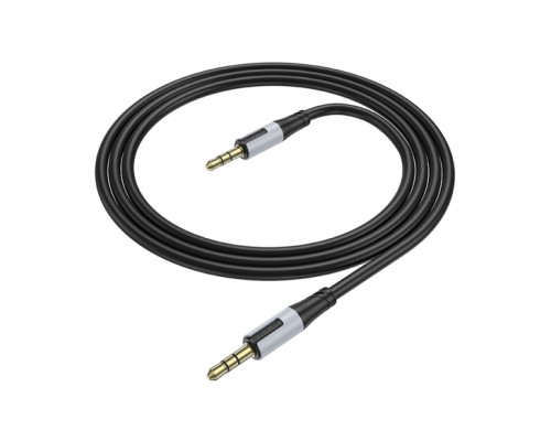 Кабель мультимедійний 3.5mm M to 3.5mm M 1.0m black BOROFONE (BL19/JB)