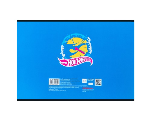 Альбом для малювання Kite Hot Wheels, 12 аркушів (HW25-241)