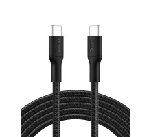 Дата кабель USB-C to USB-C 3.0m 240W black Belkin (CAB025HQ3MBK)