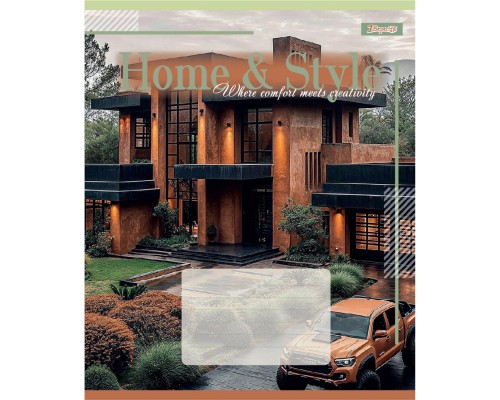 Зошит 1 вересня Home & StyleА5 48 аркушів клітинка (768117)