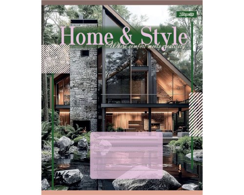 Зошит 1 вересня Home & StyleА5 48 аркушів клітинка (768117)