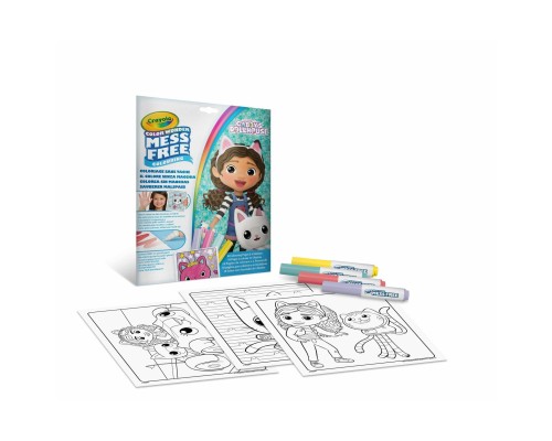 Набір для творчості Crayola Gabby's Dollhouse Розмальовка 18 сторінок та 4 фломастери (75-2861)